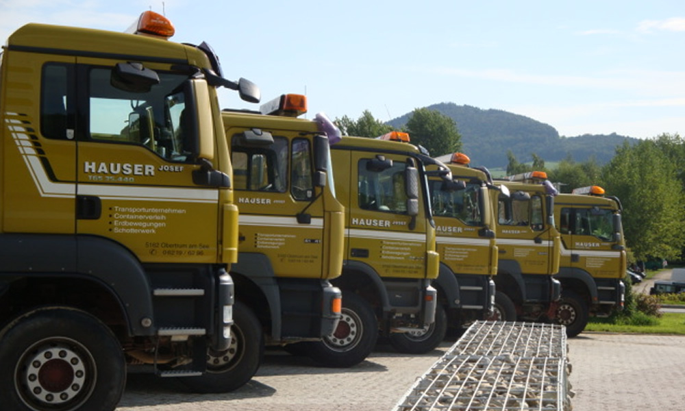 Fuhrpark Hauser Josef Gmbh Obertrum Erdtransporte